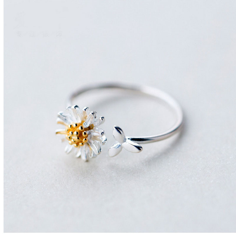 Resin Art Ring - 2021 Baru Musim Semi Putih Enamel