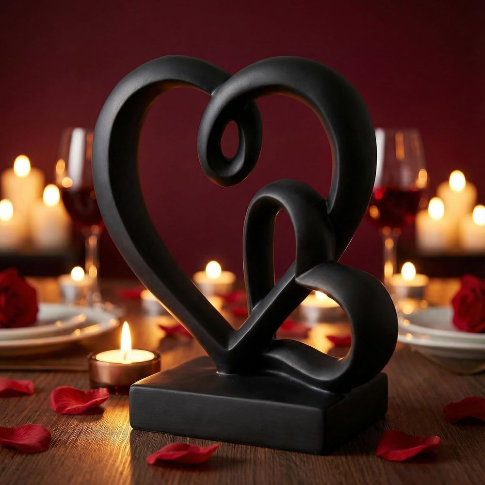 Resin Art Gift For Wedding - Hadiah Ulang Tahun Pernikahan - Patung