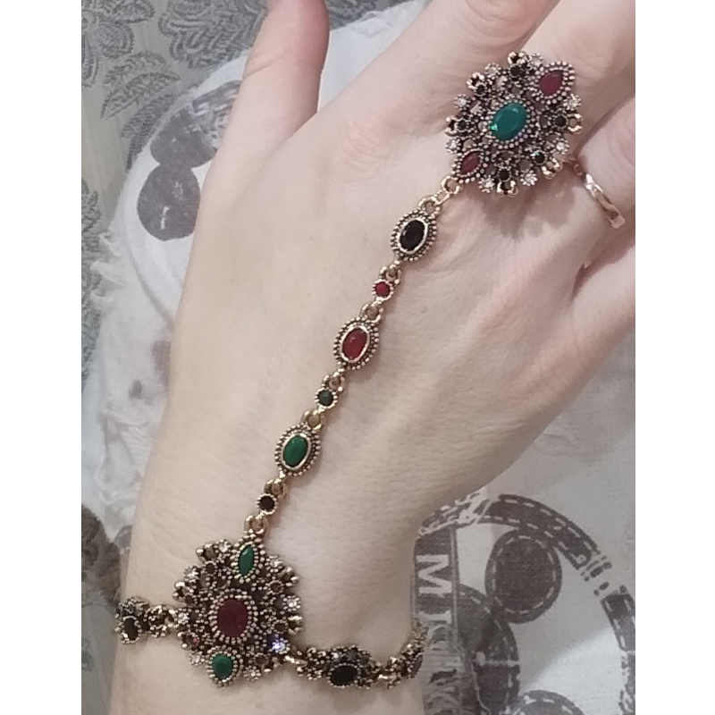 Kinel Gelang Unik link Cincin  - Resin Art Ring ulasan dan harga