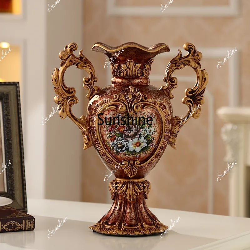 Ornamen Vas Resin Istana Mewah - Resin Art Gift For Wedding ulasan dan harga