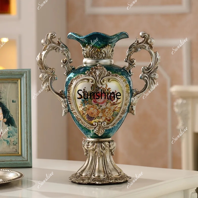 Ornamen Vas Resin Istana Mewah - Resin Art Gift For Wedding ulasan dan harga