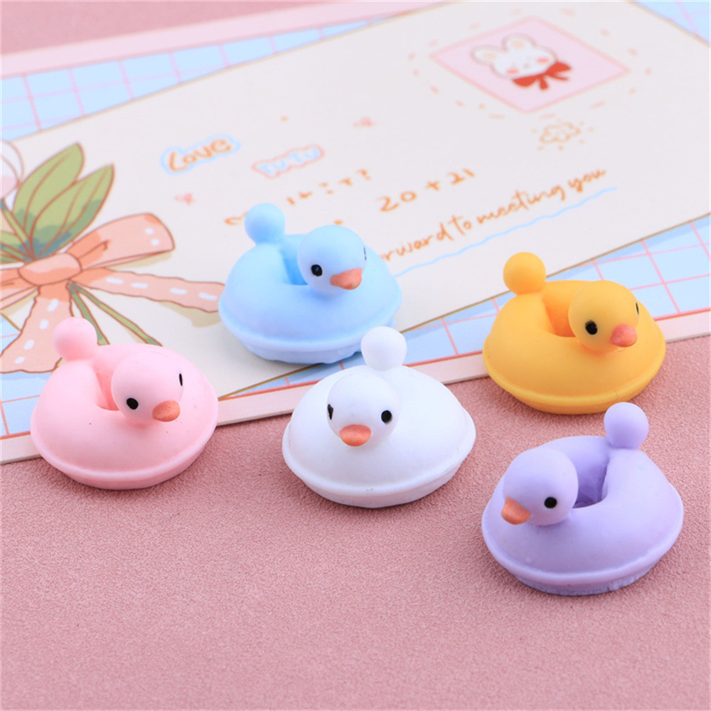 20 Buah Kartun Bebek Cincin Re - Resin Art Ring ulasan dan harga