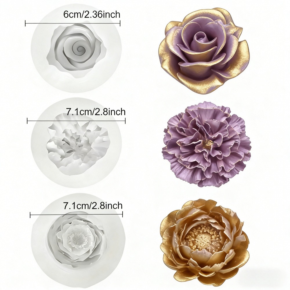 Cetakan Silikon 3 Bagian untuk - Resin Art Gift For Wedding ulasan dan harga