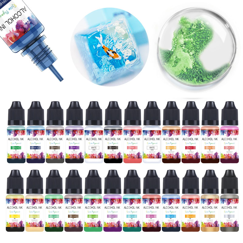10ml tinta seni alkohol Resin  - Resin Art Alcohol Ink ulasan dan harga