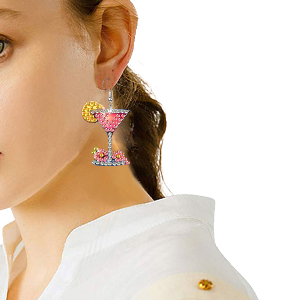 4 Pasang Kit Pembuatan Anting  - Resin Art Earrings Kit ulasan dan harga